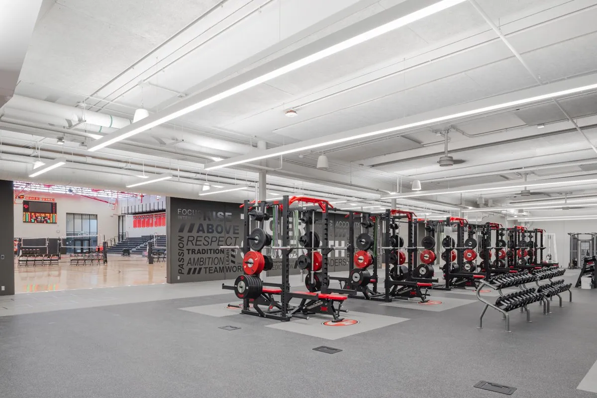 Cedar Falls High School fitness center
