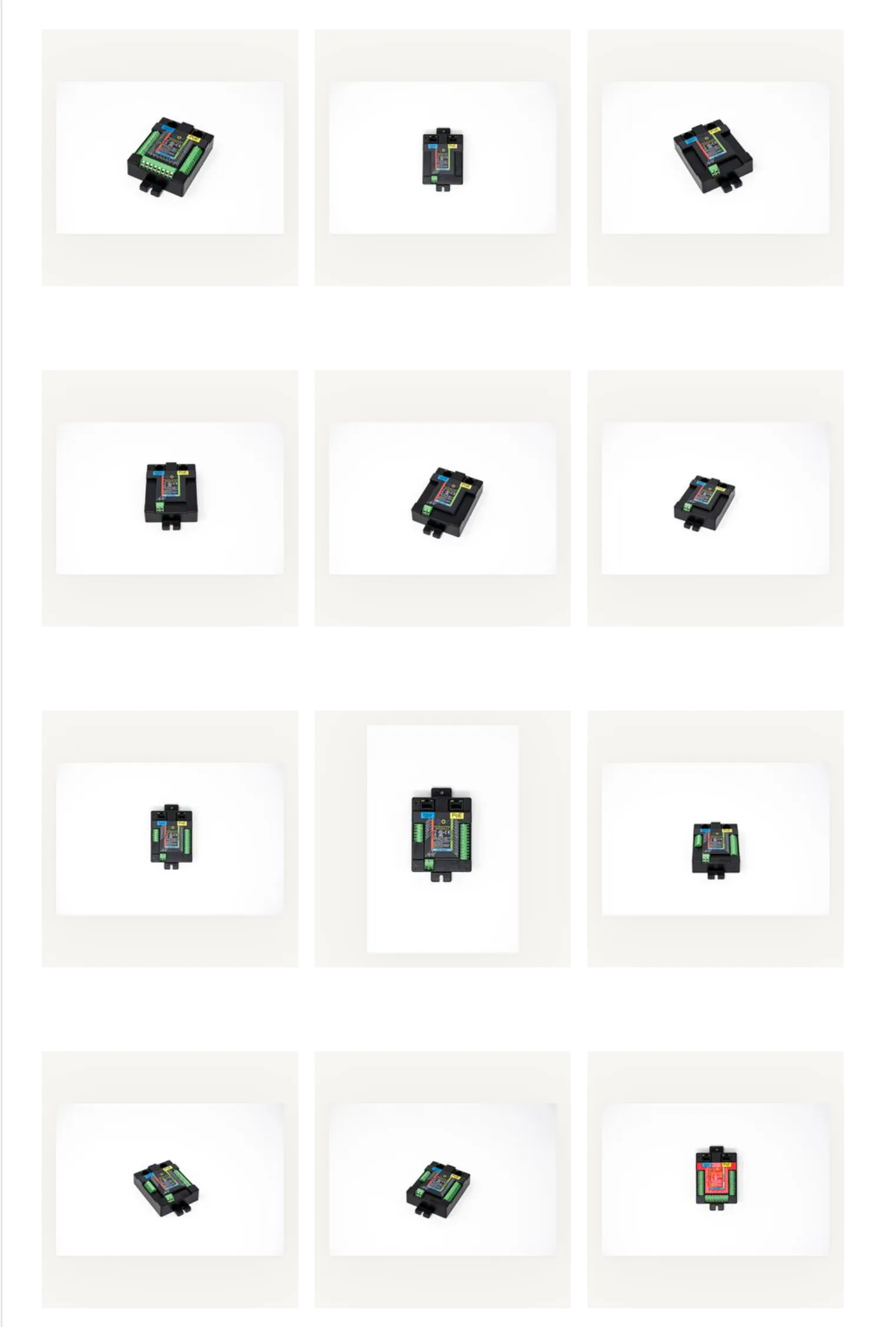 IGOR 2019 product line photographed on white