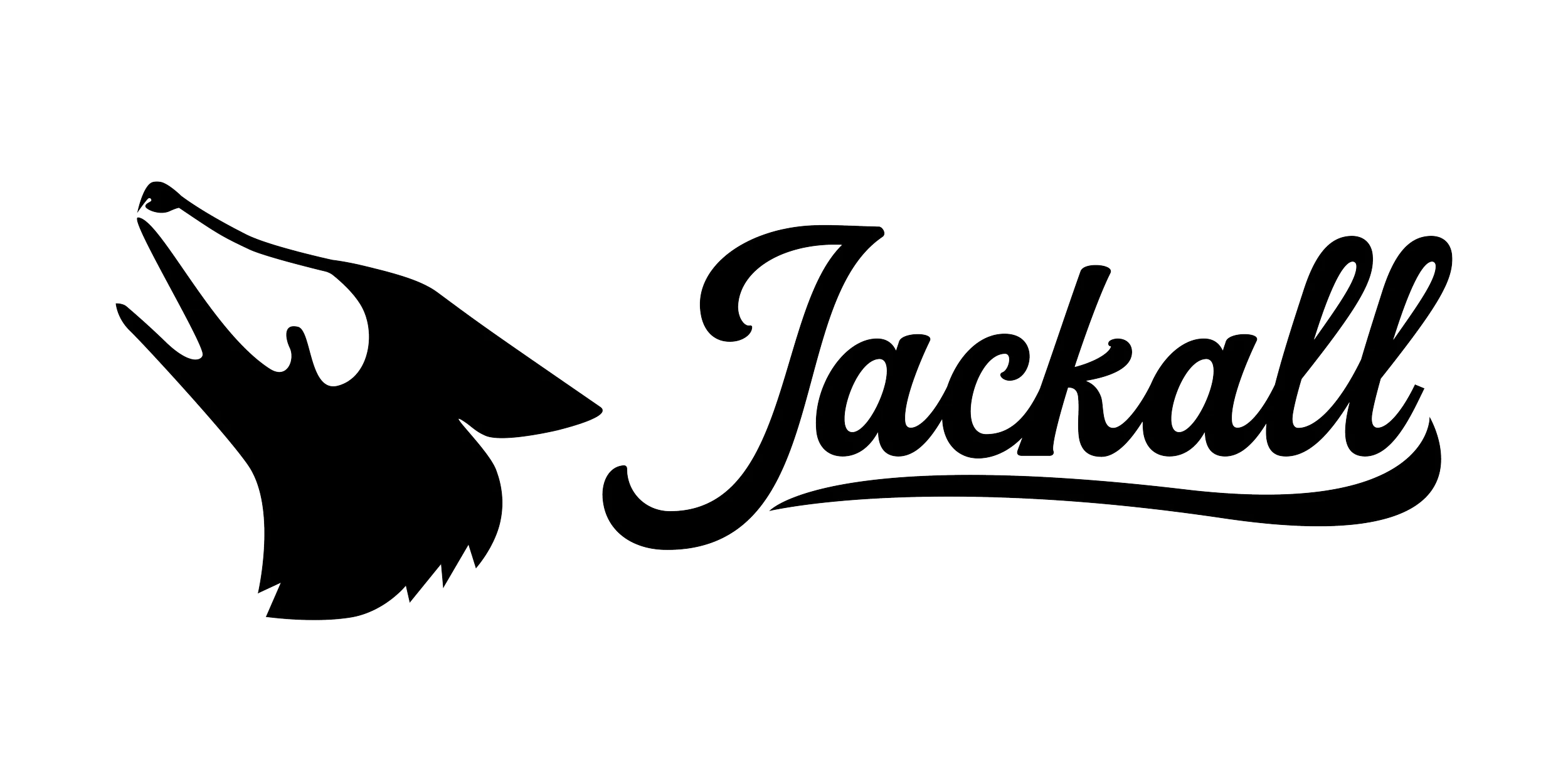 Jackall Creative howling jackal wordmark