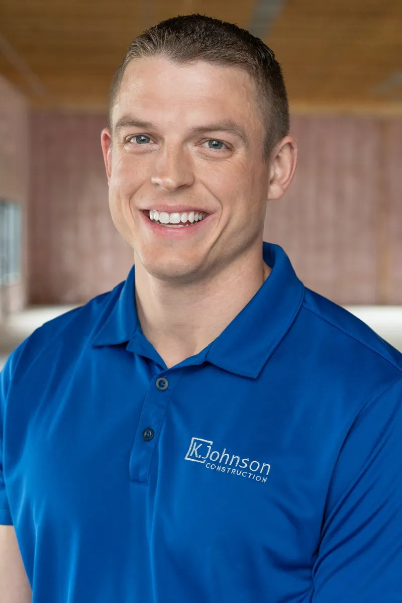 Professional headshot of Keagan Johnson, owner of K. Johnson Construction