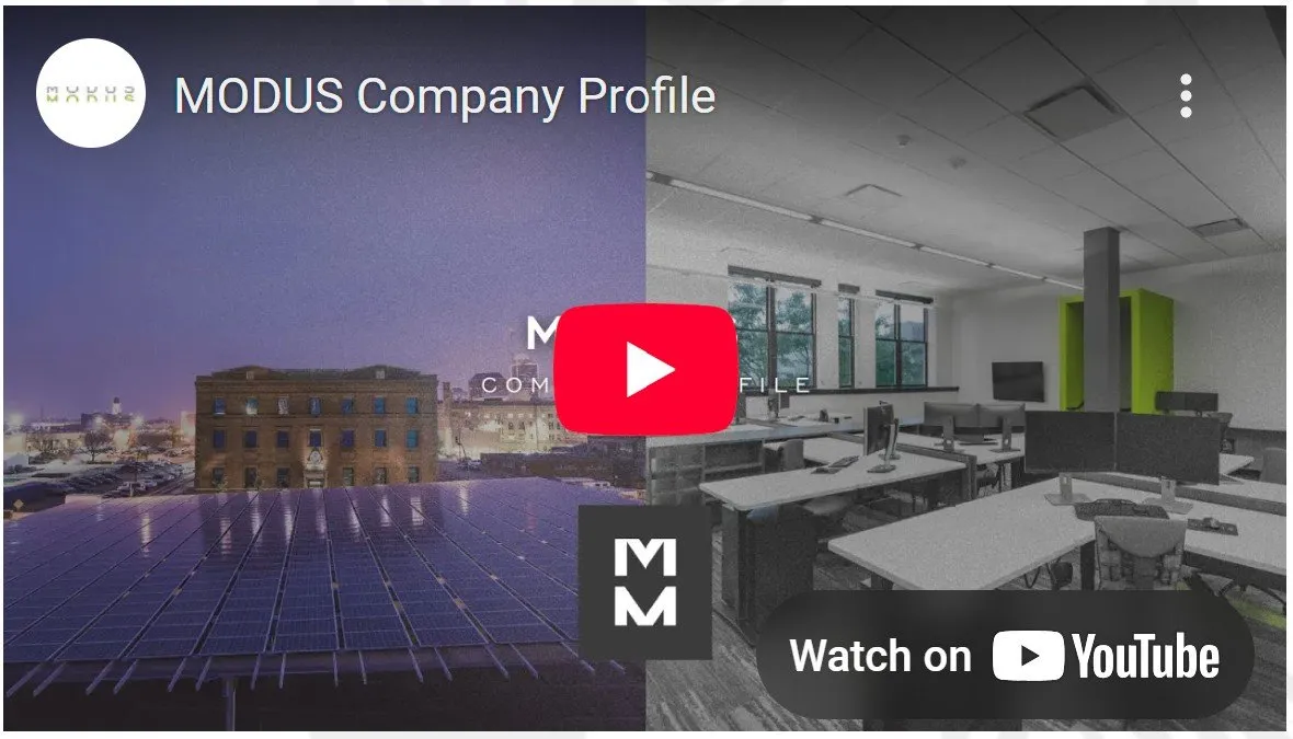 MODUS company profile video on YouTube
