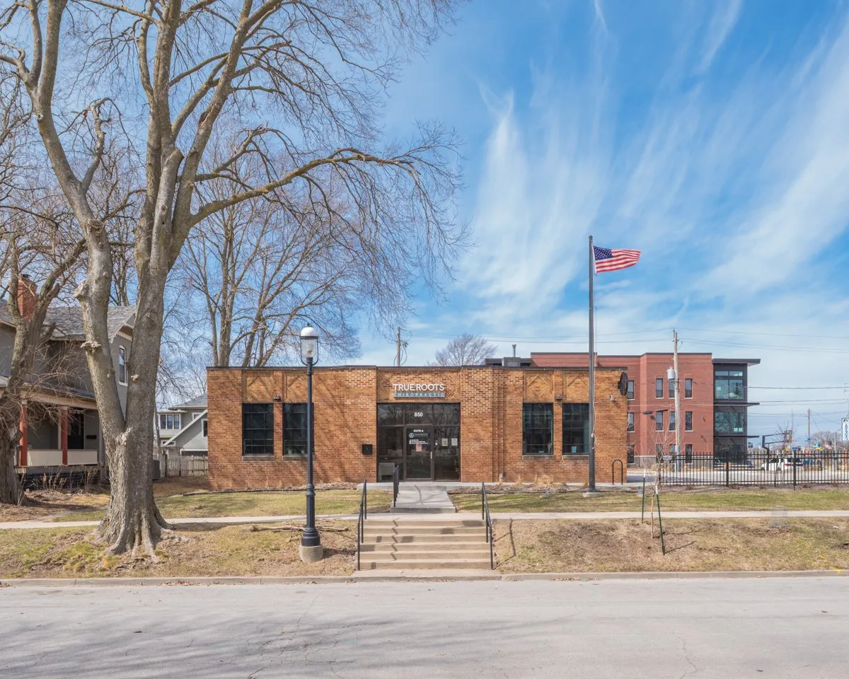 True Roots brick building exterior